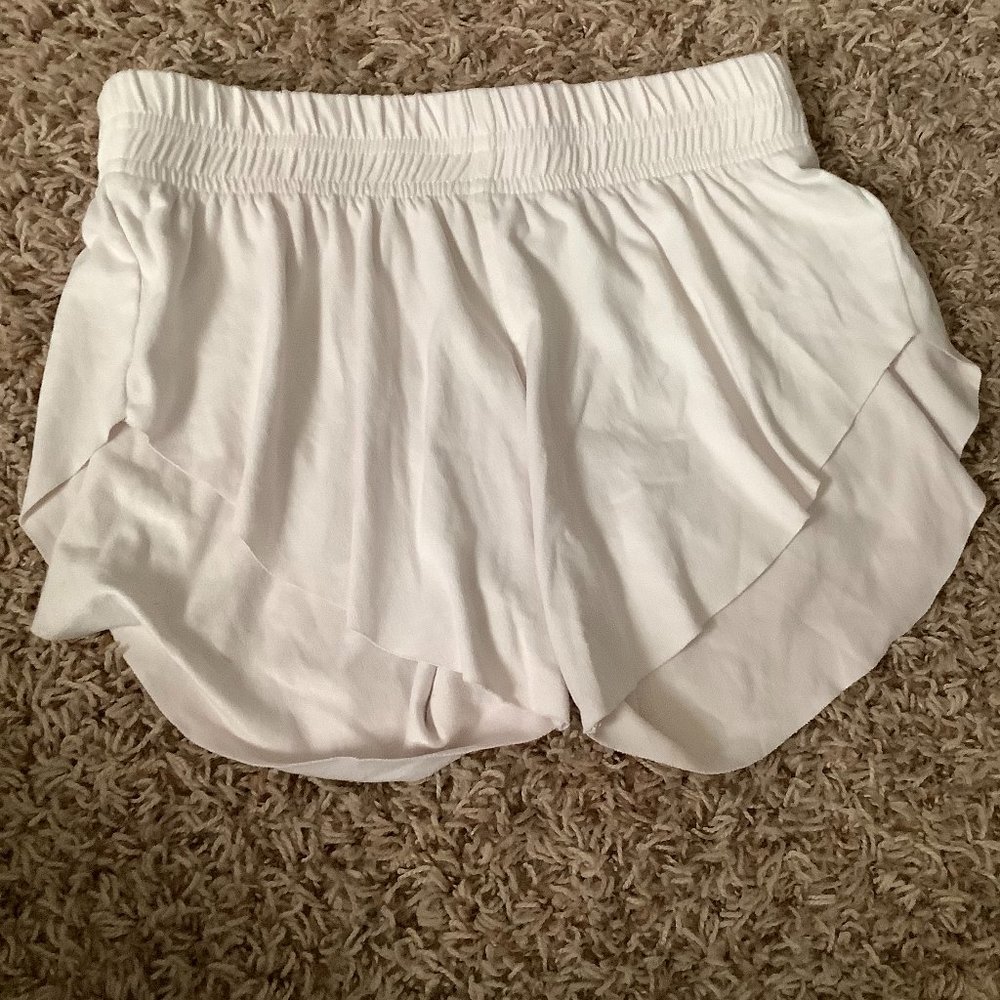 white shorts